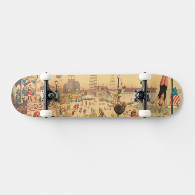 Circus Poster Of People In Costumes Performing Skateboard (Horz)
