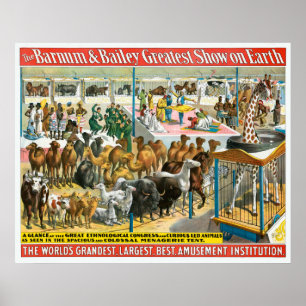Circus Poster Of People Of Different Nationalities