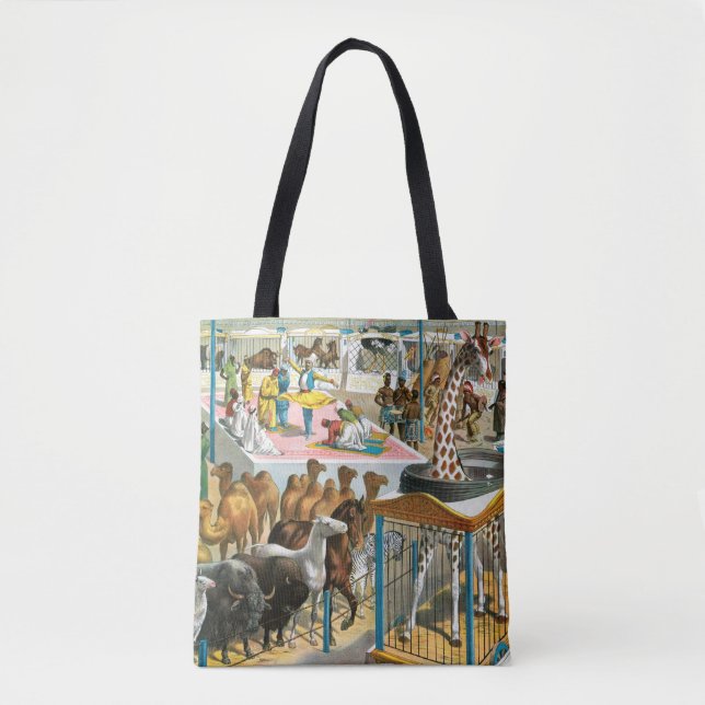 Circus Poster Of People Of Different Nationalities Tote Bag (Front)