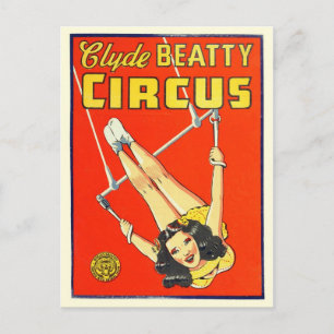 Circus Poster Postcard