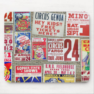 Circus Posters Mouse Pad