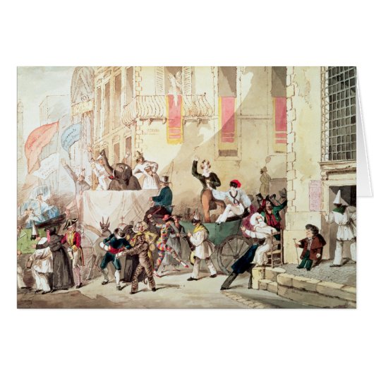 Circus Procession in Italy, 1830 Cards (Front Horizontal)