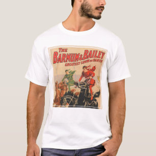Circus Races With Men Straddling Two Horses. T-Shirt