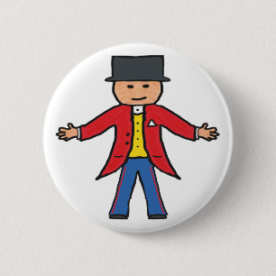 Circus Ringmaster Button