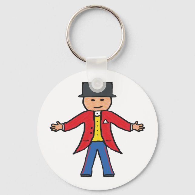 Circus Ringmaster Keychain (Front)