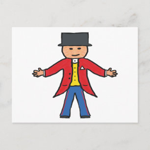 Circus Ringmaster Postcard