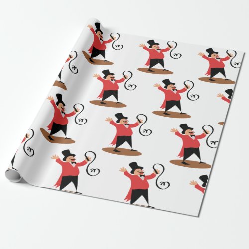 Circus Ringmaster Wrapping Paper