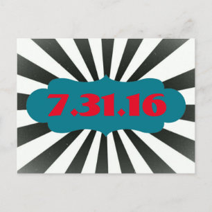 Circus Save the Date Announcement Postcard