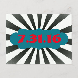 Circus Save the Date Announcement Postcard