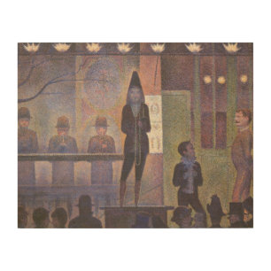 Circus Sideshow by Georges Seurat, Vintage Art