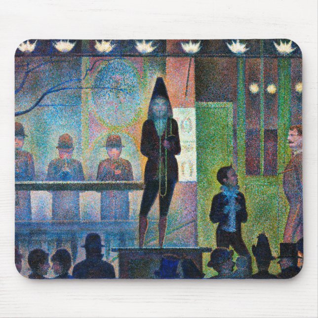 Circus Sideshow, Seurat Mouse Pad (Front)