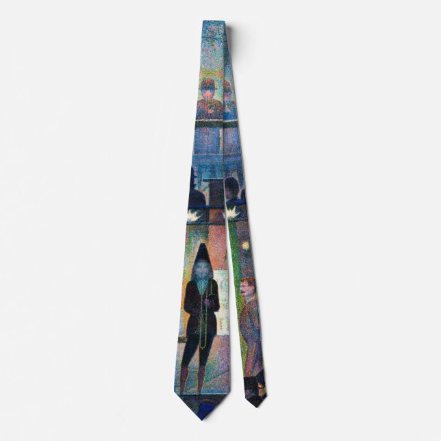 Circus Sideshow, Seurat Neck Tie (Front)