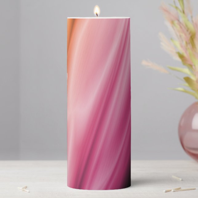 Circus Silk Pillar Candle (In Situ)