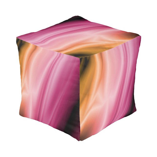 Circus Silk Pouf (Angled Back)