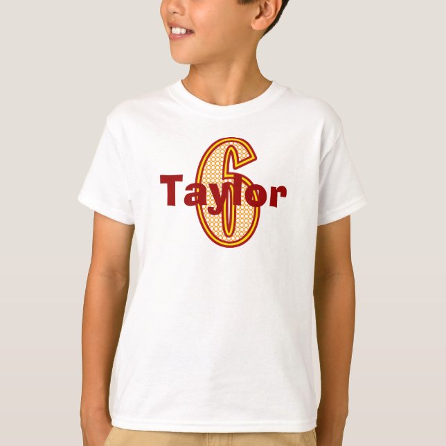 Circus Sixth Birthday Shirt (Front)