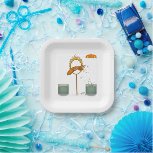 Circus squid paper plates