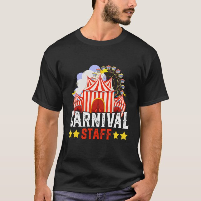 Circus Staff Carnival Staff Carnival Crew For Men  T-Shirt (Front)