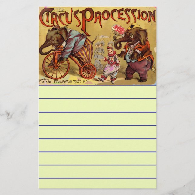 Circus Stationery (Front)