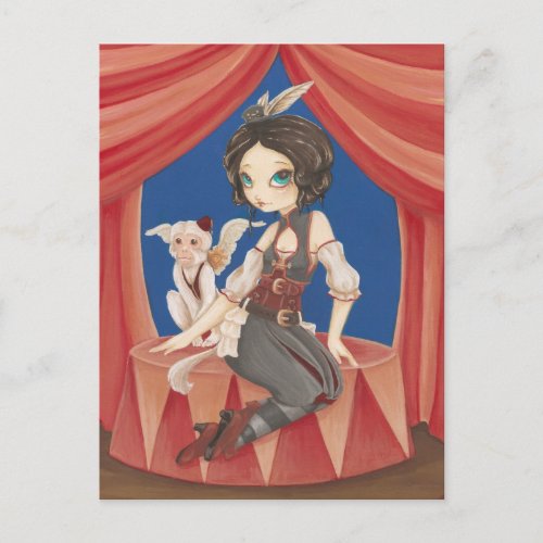 Circus- Steampunk Post Card