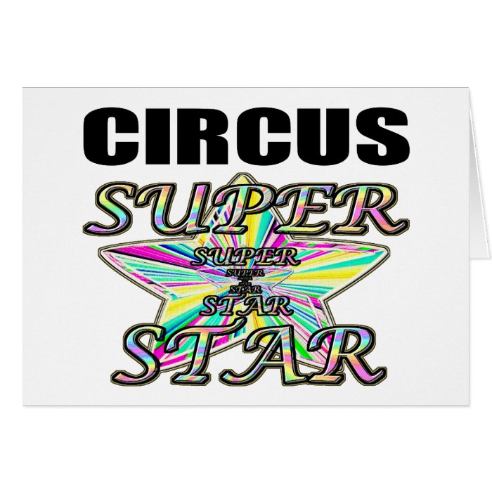 Circus Superstar Cards