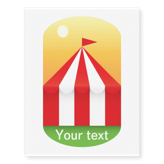 Circus Temporary Tattoos (Front)