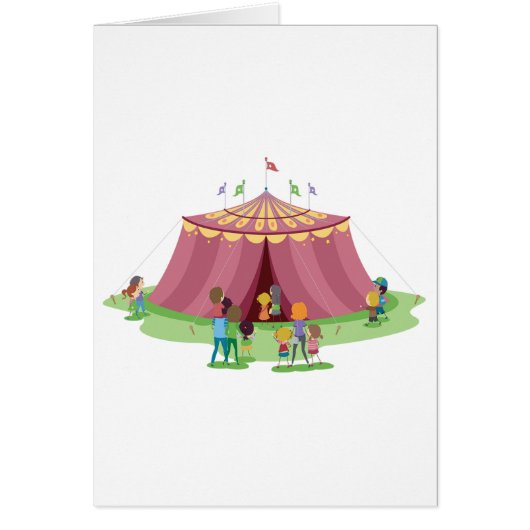 Circus Tent Cards (Front)