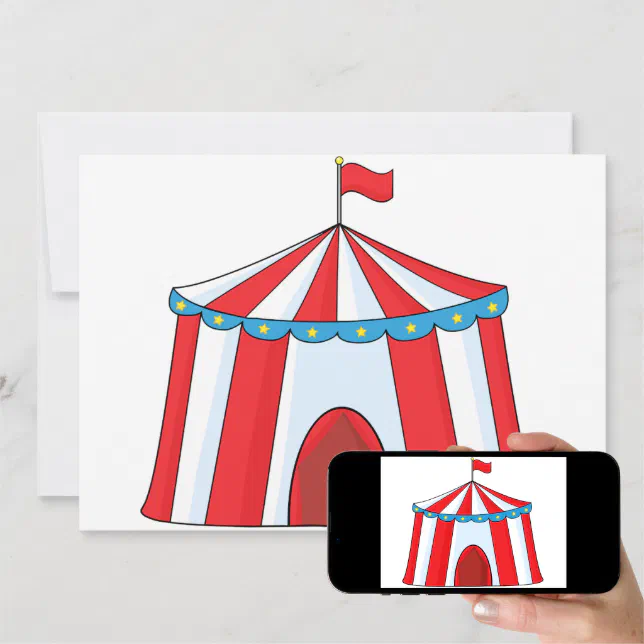 Circus Tent Invitations | Zazzle
