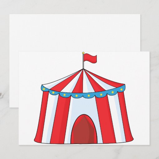 Circus Tent Invitations | Zazzle