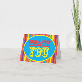 Circus Thank you Card