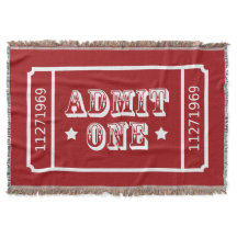 Circus Theatre Movie Ticket Admit One
