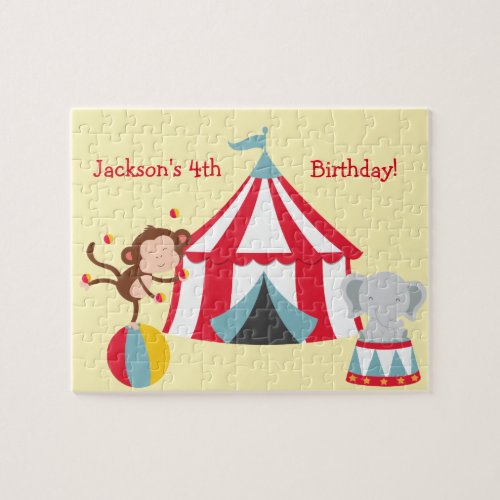 Circus Themed Puzzle_ Birthday Gift Idea Jigsaw Puzzle
