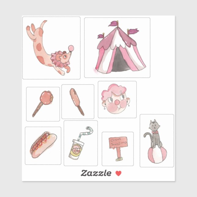 Circus Town Sticker (Sheet)