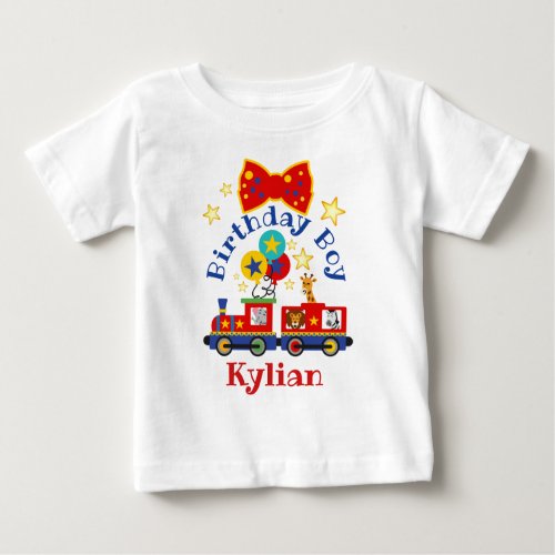 Circus Train Birthday toddler tshirts