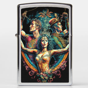Circus Trapeze Artists Performer Cirque Vaudeville Zippo Lighter