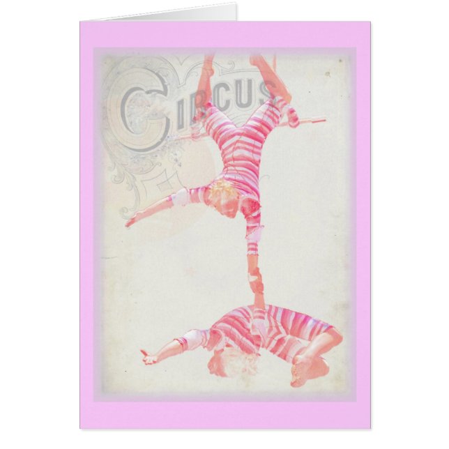 Circus Trapeze Cards (Front)