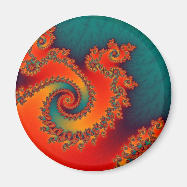 Circus Triple Twirl Magnet (Front)