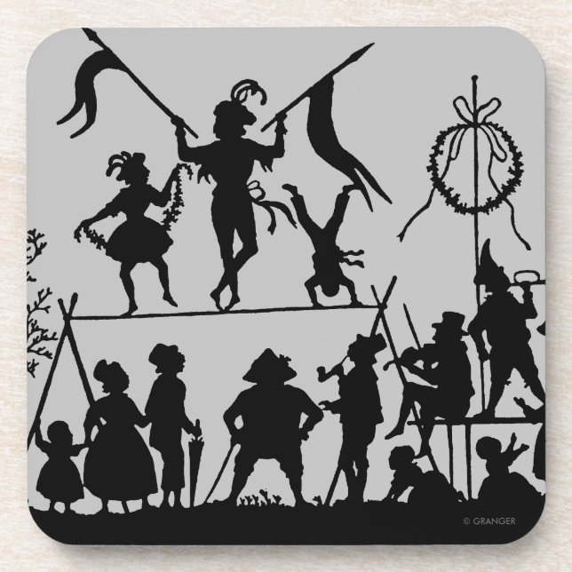Circus Troupe Drink Coaster (Front)
