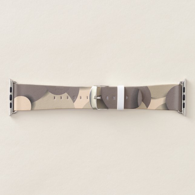 Cirlce Design Neutrals Apple Watch Band (Band)