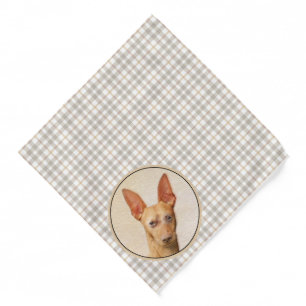Cirneco dell’Etna Painting Cute Original Dog Art Bandana
