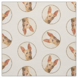 Cirneco dell’Etna Painting Cute Original Dog Art Fabric