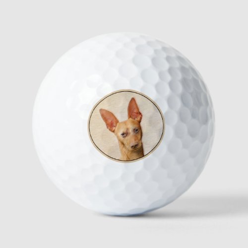 Cirneco dellâEtna Painting _ Cute Original Dog Art Golf Balls