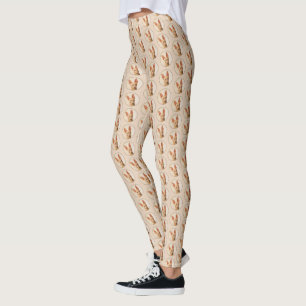 Cirneco dell’Etna Painting - Cute Original Dog Art Leggings