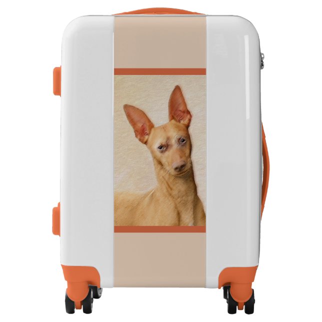 Cirneco dell’Etna Painting - Cute Original Dog Art Luggage (Front)