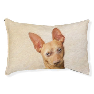 Cirneco dell’Etna Painting - Cute Original Dog Art Pet Bed