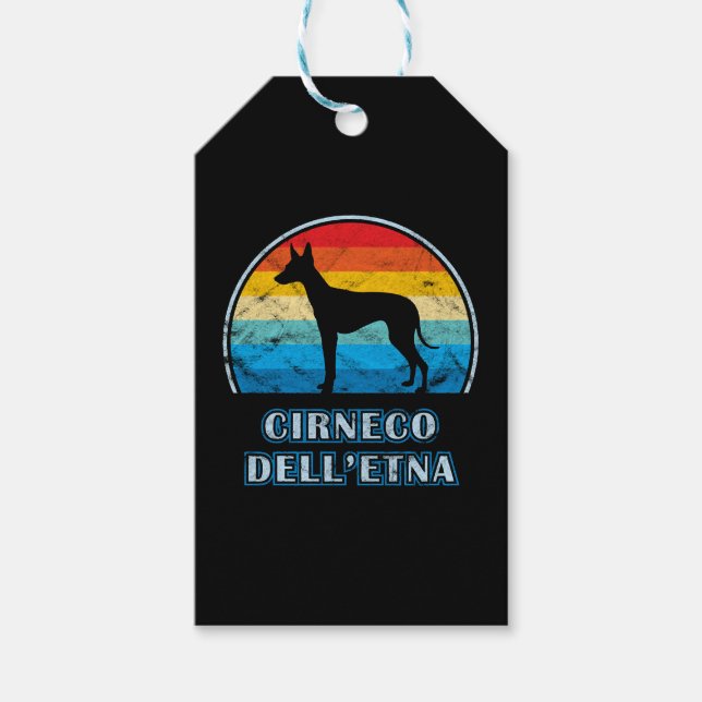Cirneco Dell'etna Dog Gift Tags (Front)