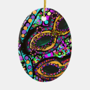 Cirque du Art Ceramic Ornament