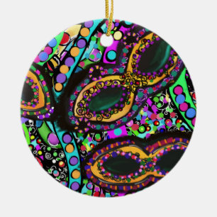 Cirque du Art Ceramic Ornament