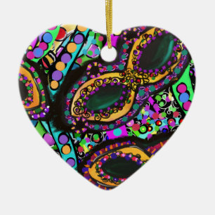 Cirque du Art Ceramic Ornament