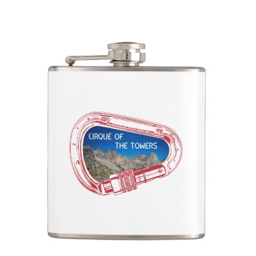 Cirque Of The Towers Climbing Carabiner Flask