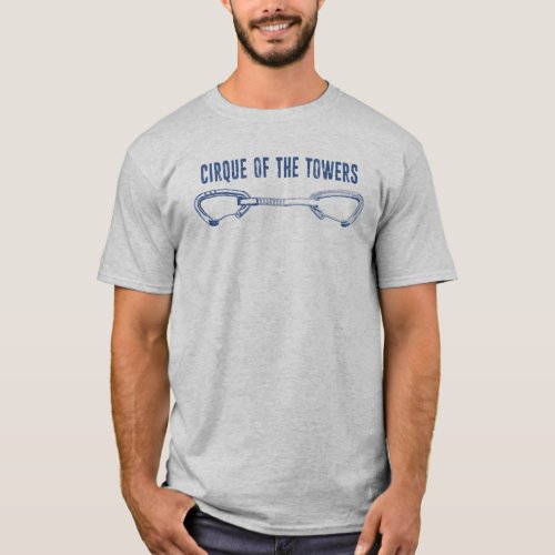 Cirque Of The Towers Climbing Quickdraw T_Shirt